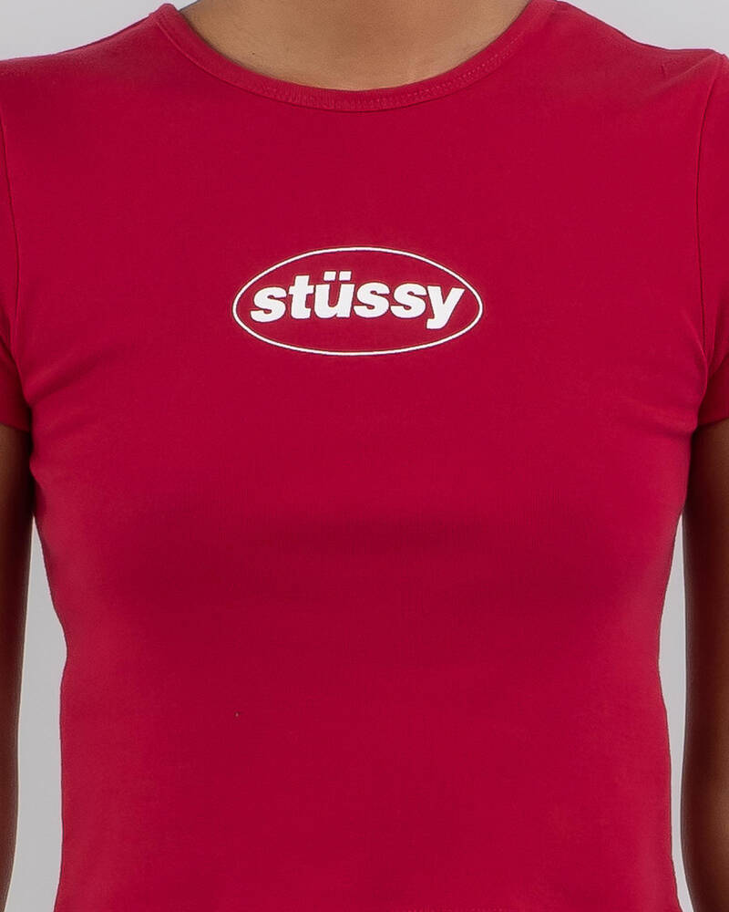 Stussy Soul Rib Baby Tee for Womens