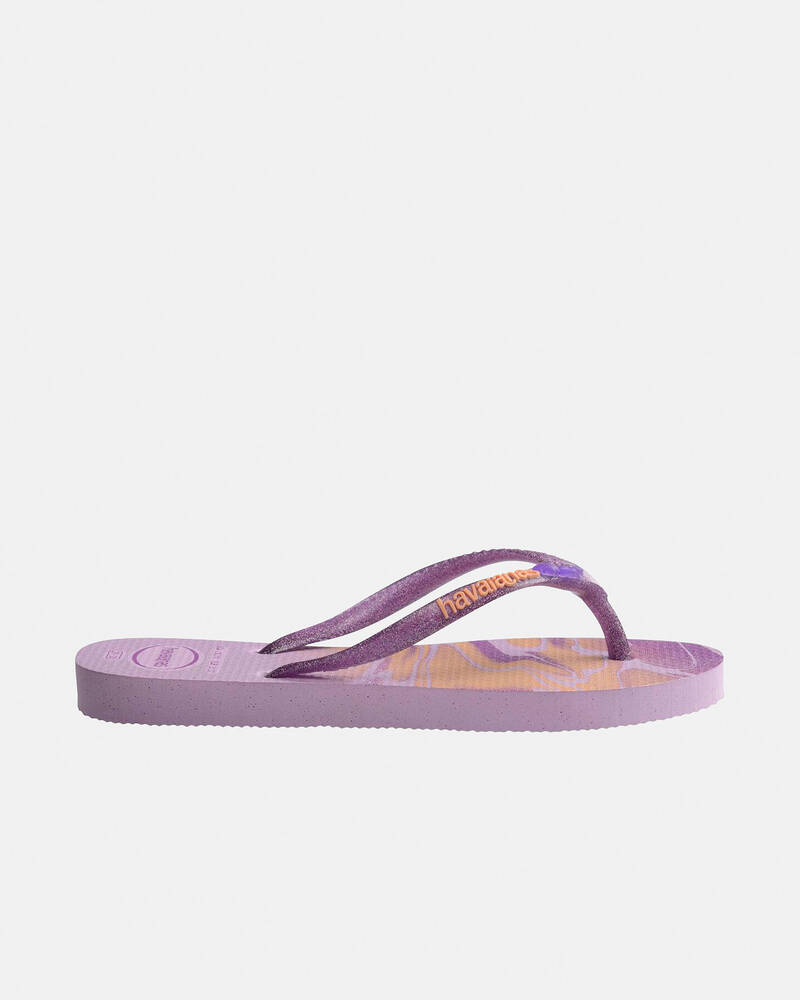 Havaianas Kids' Slim Glitter Thongs for Womens