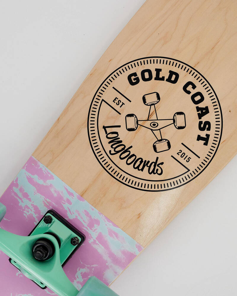 Gold Coast Longboards Diptail 28" Cruiser Skateboard for Womens