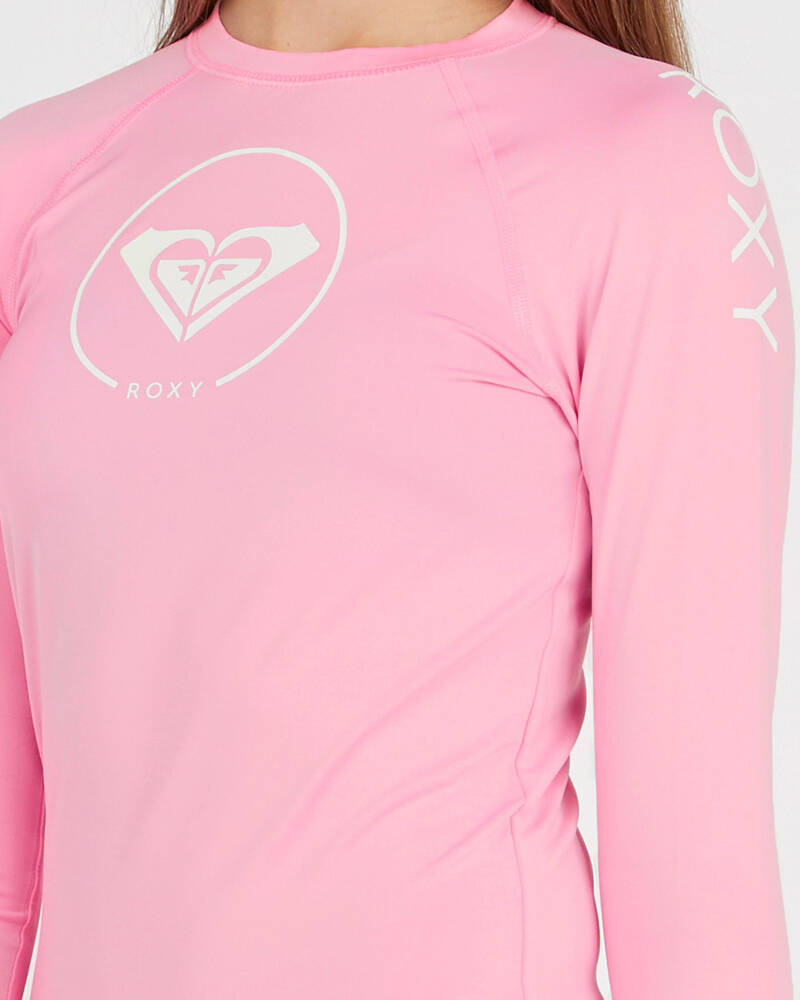 Roxy Girls' Beach Classics Long Sleeve Rash Vest for Womens