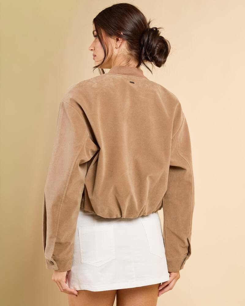 Ava And Ever Dallas Faux Suede Jacket for Womens