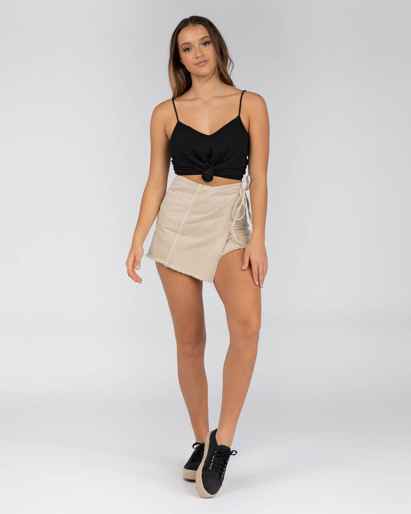 Ava And Ever Sierra Knot Top for Womens