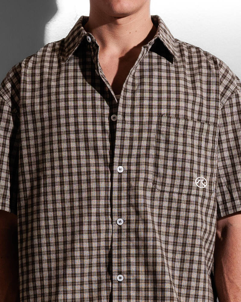 Rusty Anarchy Short Sleeve Shirt for Mens