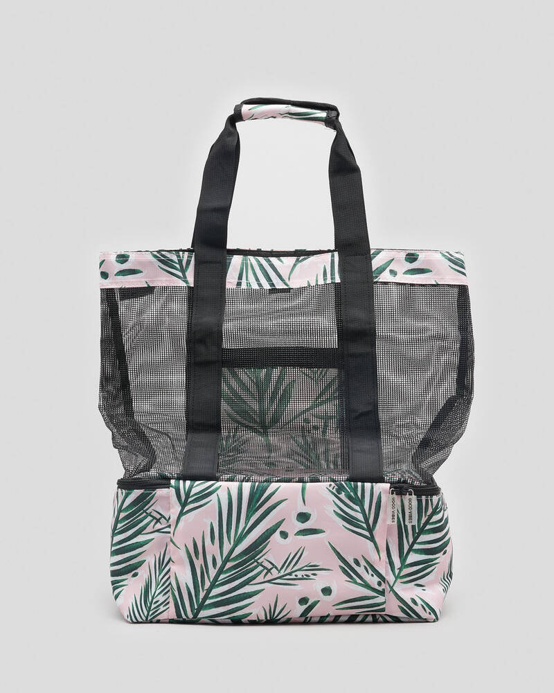 Mooloola Painted Palms Mesh Cooler Bag for Womens