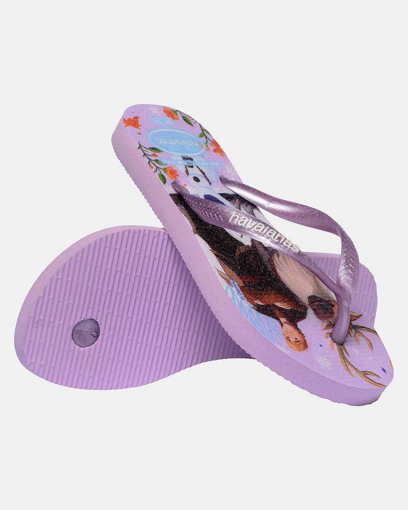 Havaianas Kids' Slim Princess Frozen Thongs for Womens
