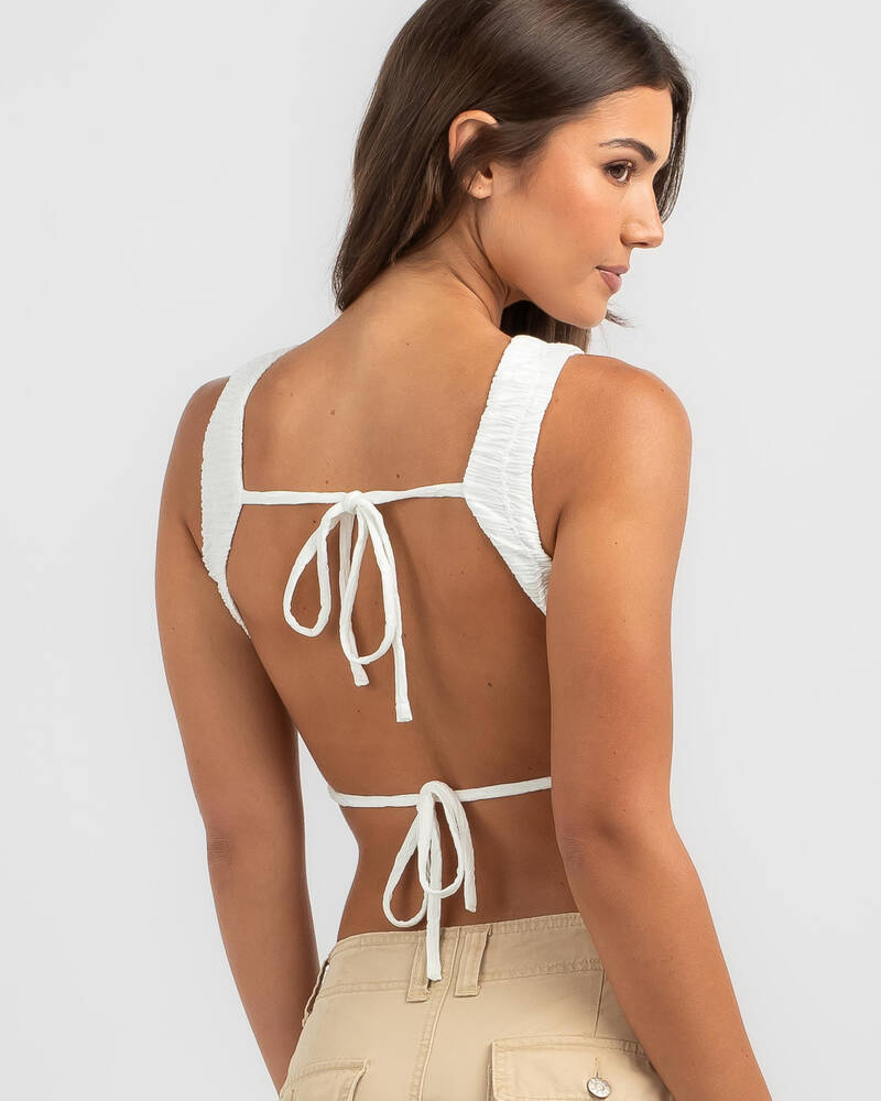 Luvalot Annie Tie Back Top for Womens