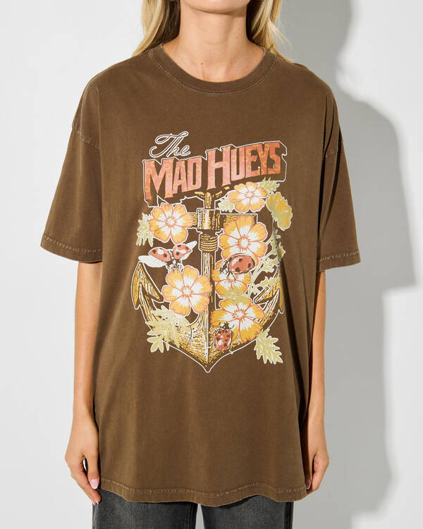 The Mad Hueys Anchor Ladybug Oversized T-Shirt for Womens