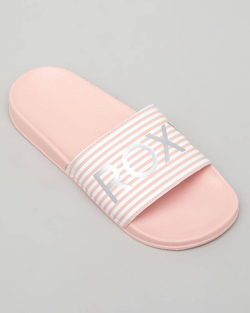 Roxy Girls' Roxy Slippy Slide Sandals for Womens