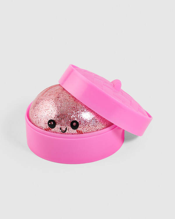 Get It Now Party Glitter Dumpling Squishy Fidget Toy for Unisex