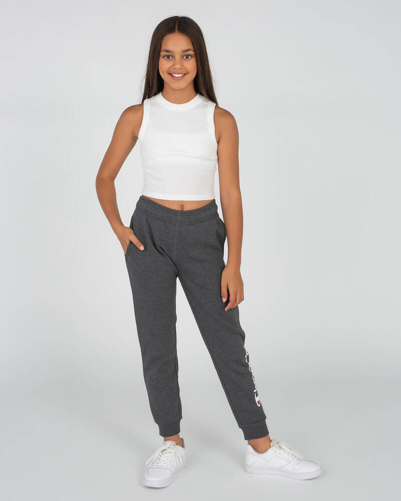 Champion Girls' Logo Track Pants for Womens