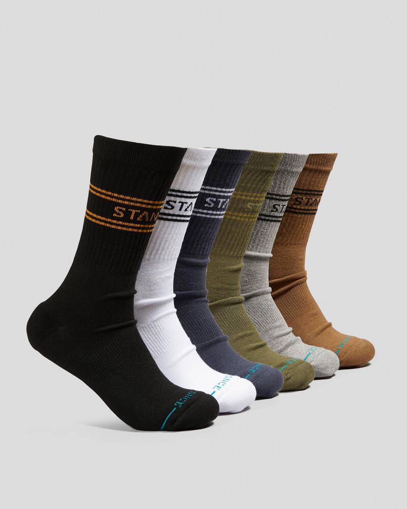Stance Basic Crew Socks 6 Pack for Mens