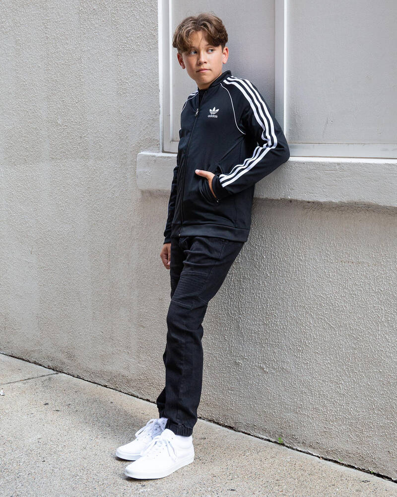 adidas Boys' SST Track Crew Sweatshirt for Mens