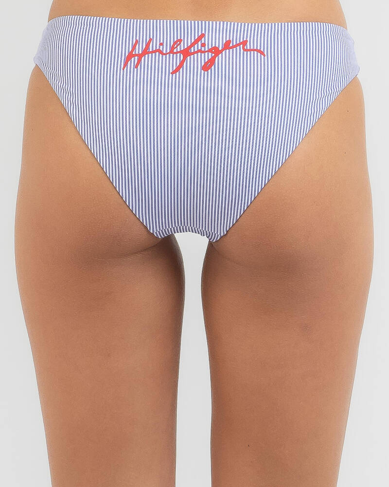Tommy Hilfiger Hilfiger Logo Twist Bikini Bottom for Womens