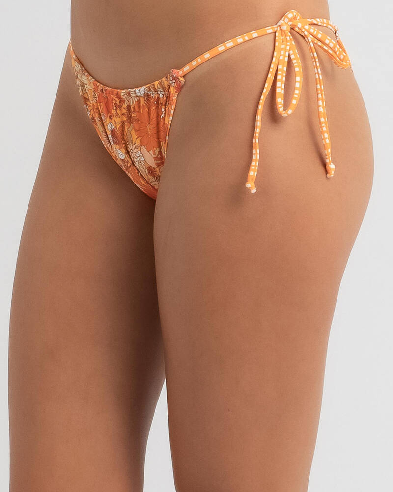 Topanga Wednesday Reversible Tie Side Bikini Bottom for Womens