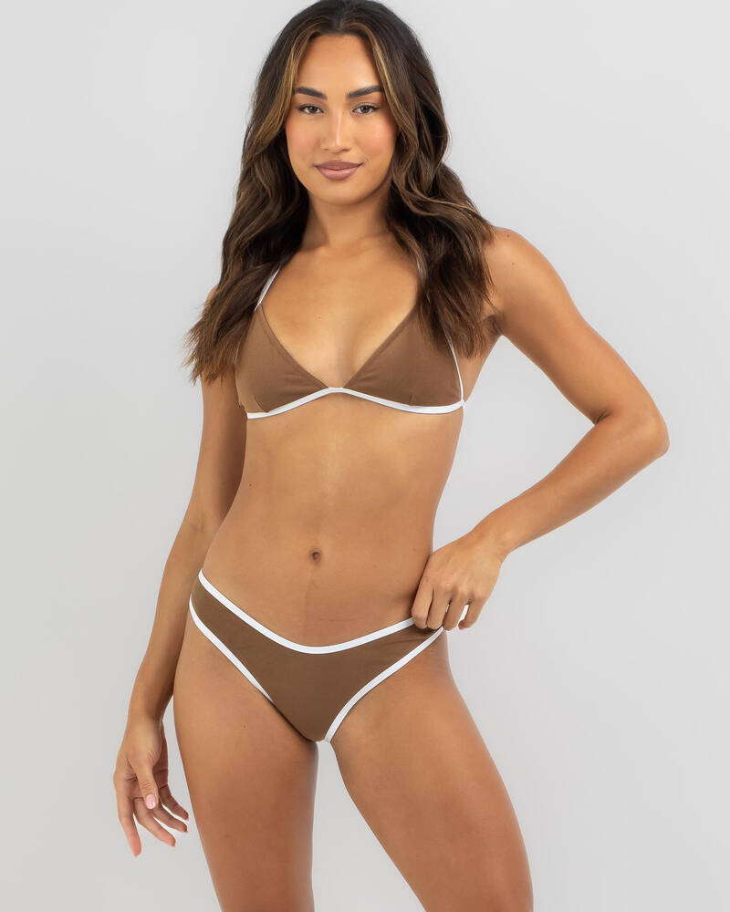 Rhythm Terry High Cut Bikini Bottom for Womens