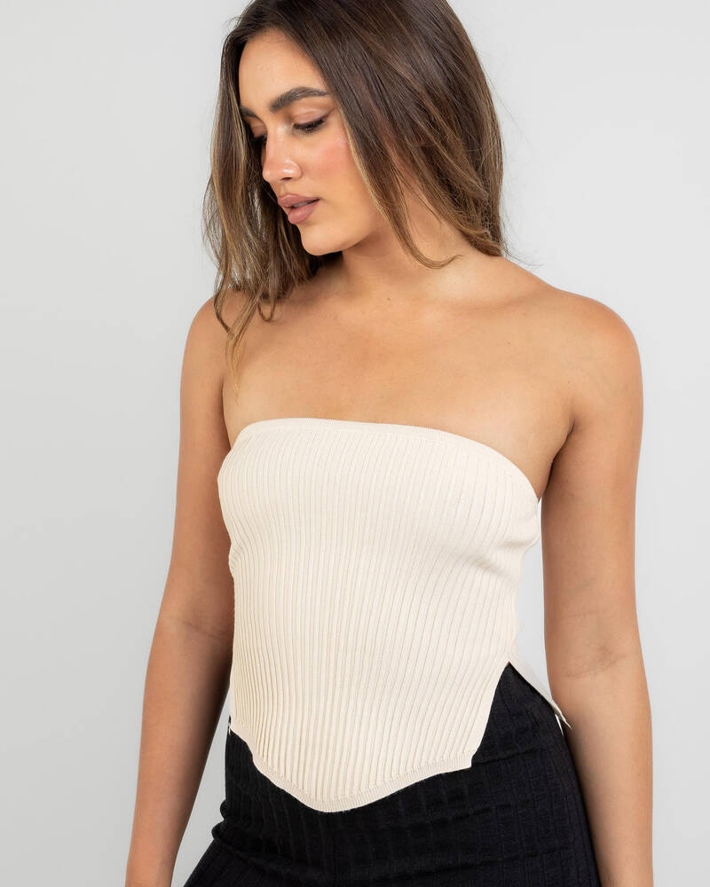 Winnie & Co Athens Knit Tube Top for Womens
