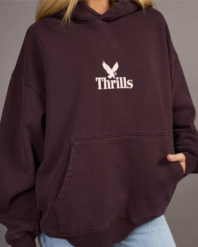 Thrills Strength And Glory Cocoon Hoodie for Womens