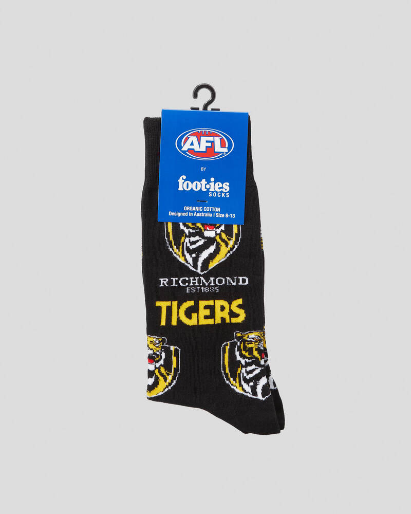 FOOT-IES Richmond Tigers Socks for Mens