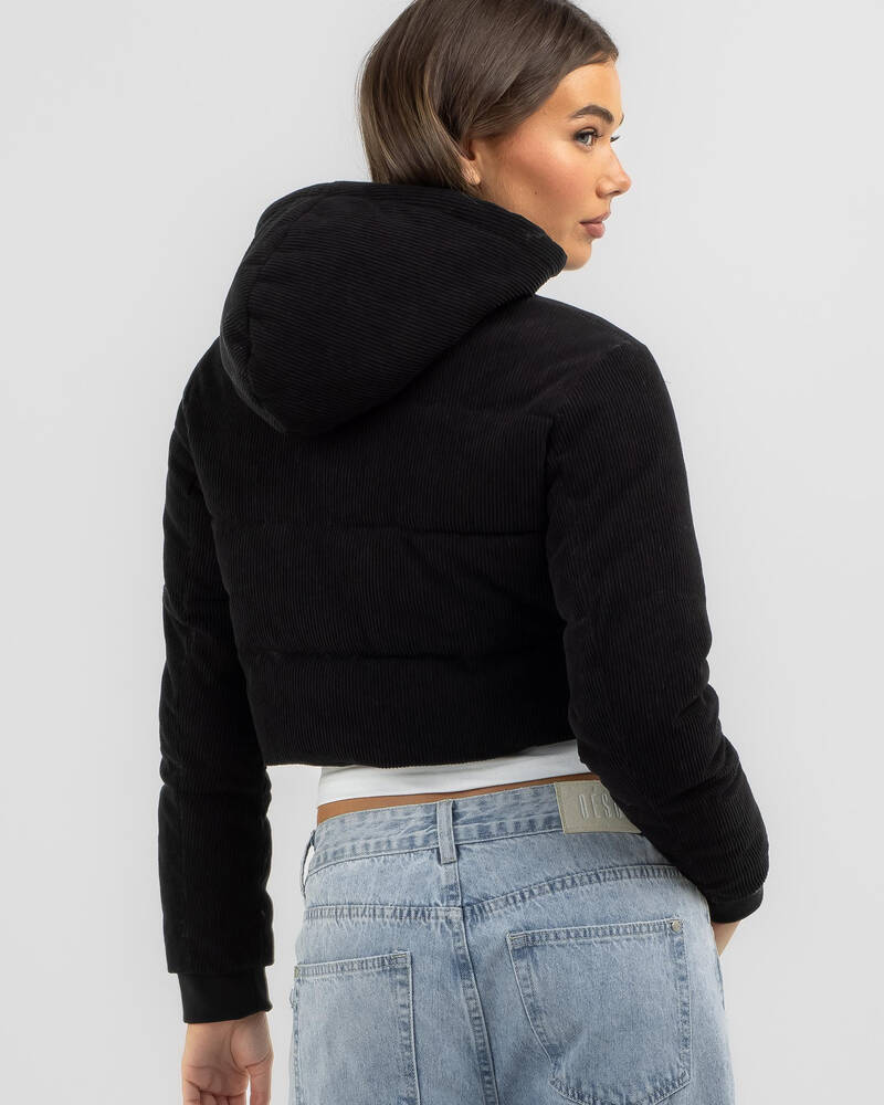 Ava And Ever Fez Hooded Cord Jacket for Womens