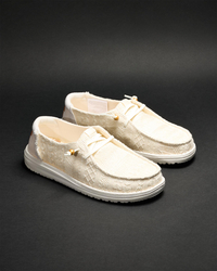 HEYDUDE Wendy Crochet Lace Shoes for Womens image number null