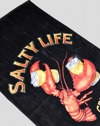 Salty Life Crushin Tinnies Towel for Mens image number null