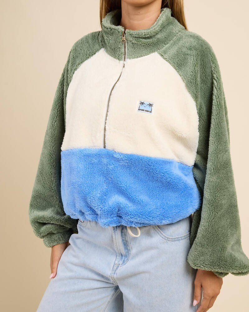 Rip Curl Hotel Malibu Polar Fleece Sweatshirt for Womens