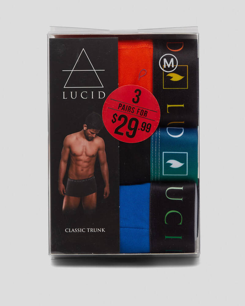 Lucid Vibers 2.0 Fitted Boxers 3 Pack for Mens
