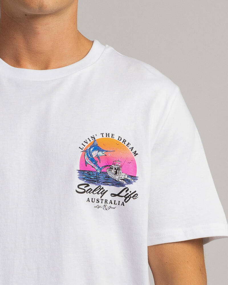 Salty Life Depth Change T-Shirt for Mens