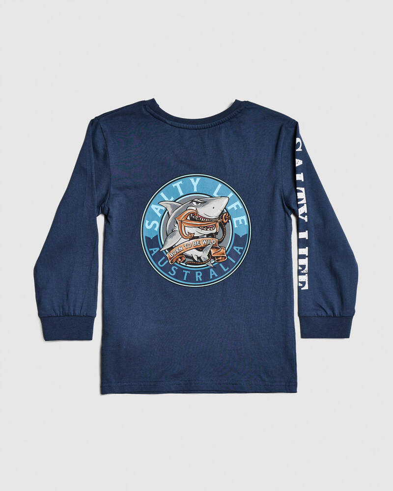 Salty Life Toddlers' Born To Be Wild Long Sleeve T-Shirt for Mens