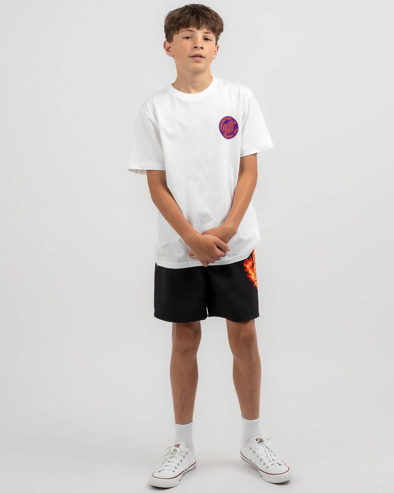 Santa Cruz Boys' Reverse MFG Dot T-Shirt for Mens