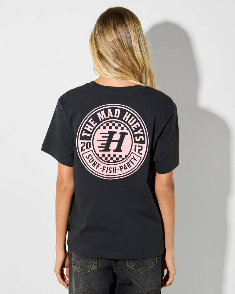 The Mad Hueys Checker Hueys Regular T-Shirt for Womens
