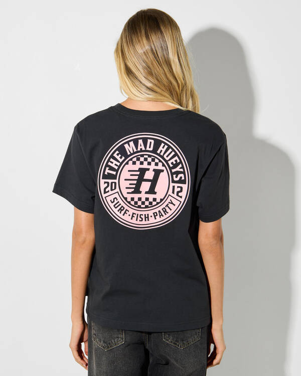 The Mad Hueys Checker Hueys Regular T-Shirt for Womens
