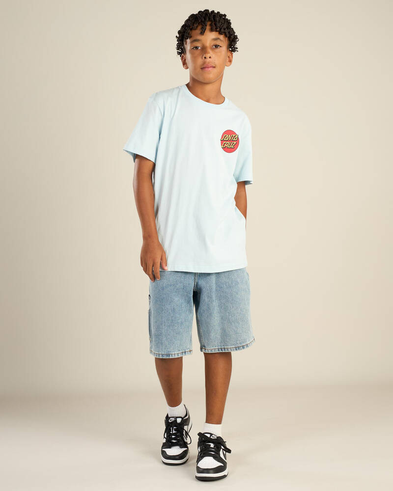 Santa Cruz Boys' Classic Dot Chest T-Shirt for Mens