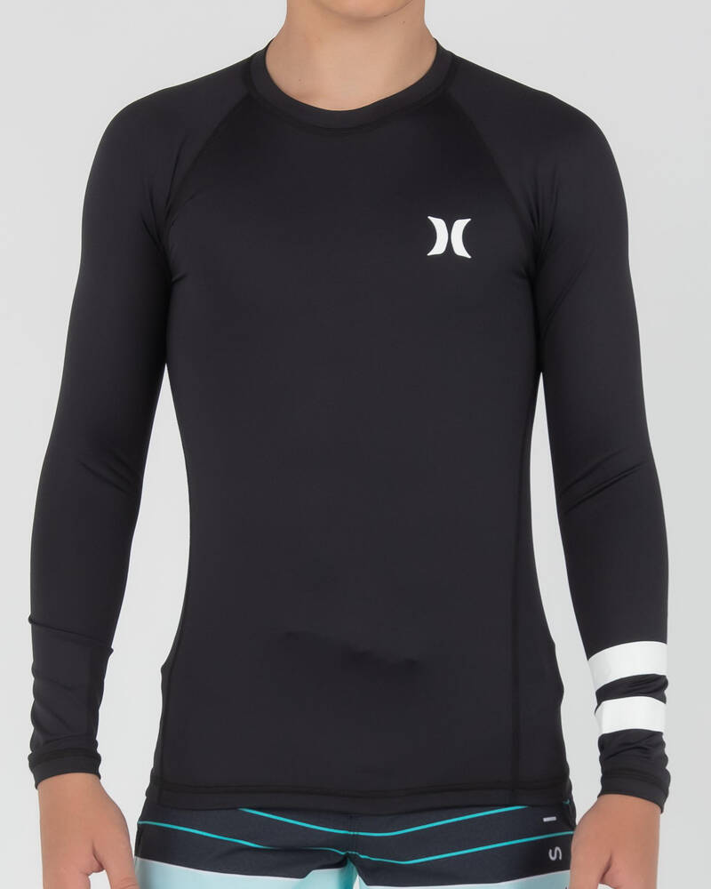 Hurley Boys' Pro Light Long Sleeve Rash Vest for Mens