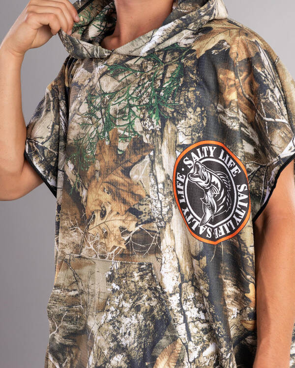 Salty Life Bullseye Hooded Towel for Mens
