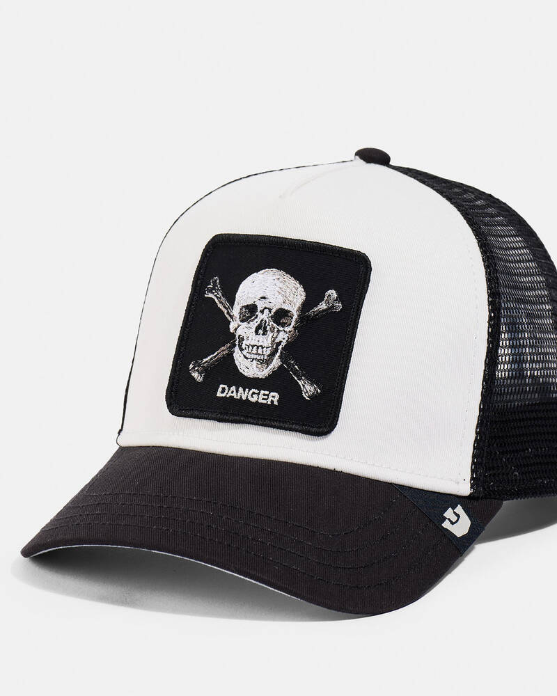 Goorin Bros Danger Skull And Crossbones Trucker Cap for Mens