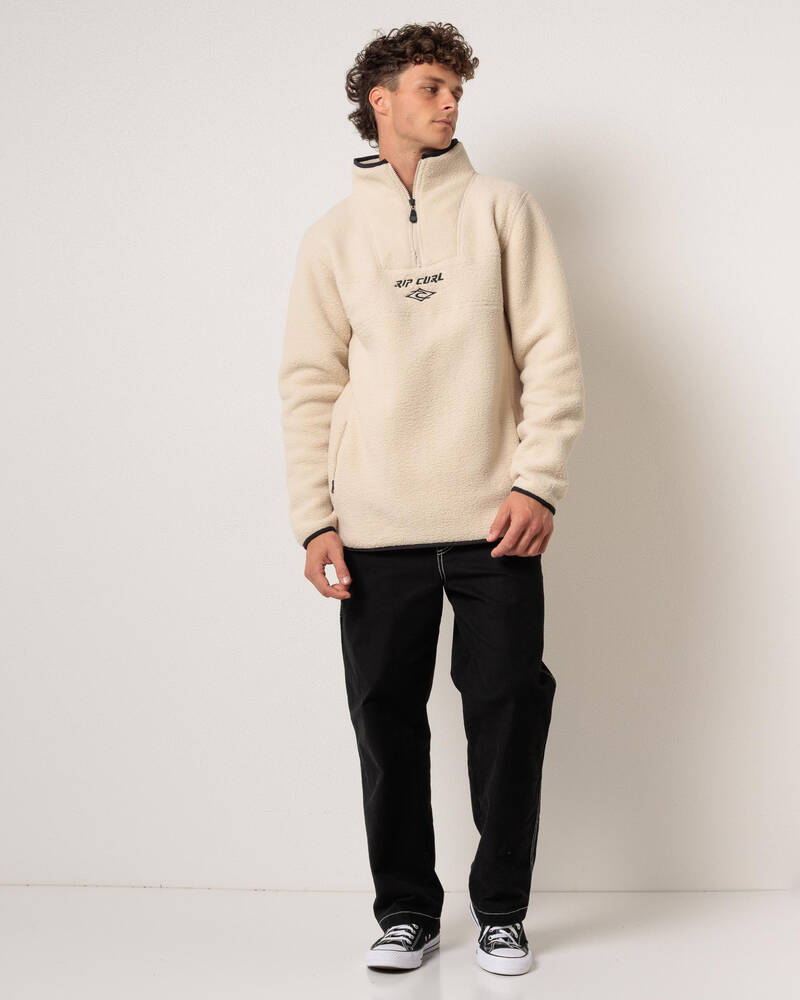 Rip Curl Bells Polar Fleece Pullover Sweatshirt for Mens