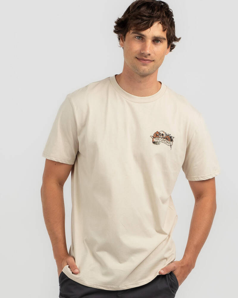 The Mad Hueys Compass Captain T-Shirt for Mens