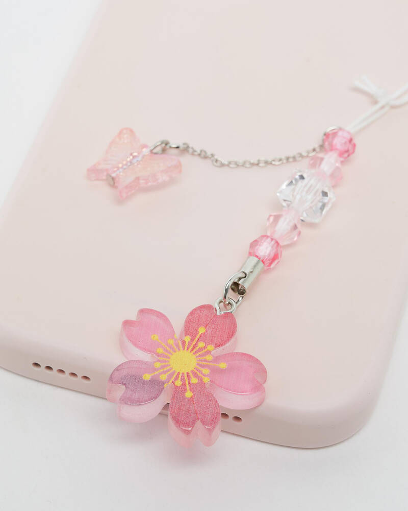 Karyn In LA Floral Phone Charm for Womens