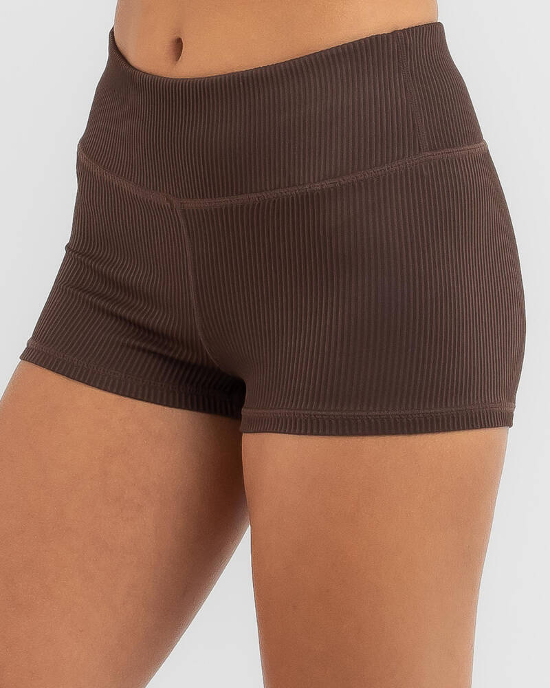 Kaiami Ashton Rib Shortie Bikini Bottom for Womens