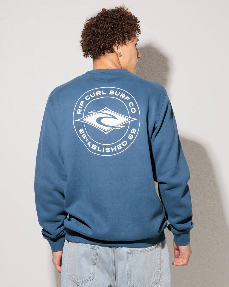 Rip Curl Stapler Crew Sweatshirt for Mens