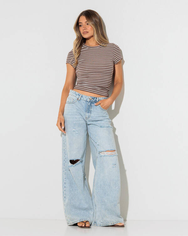 DESU Blaze Wide Leg Jeans for Womens