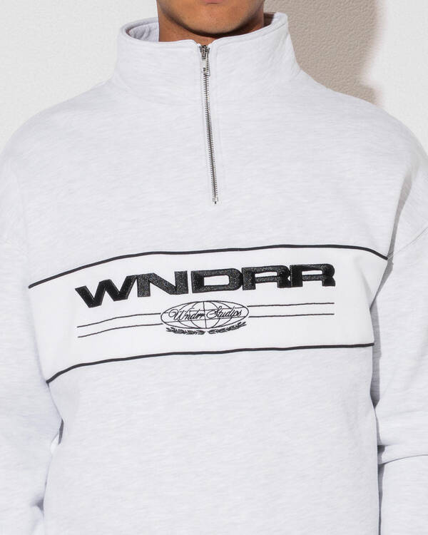 Wndrr Maison 1/4 Zip Sweatshirt for Mens