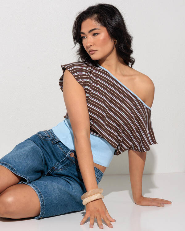 Levie Stripe Knit Top