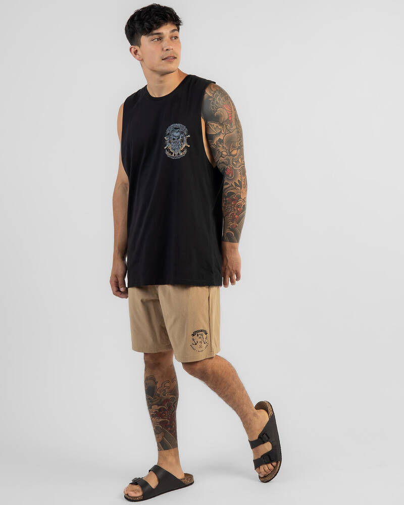 Salty Life Sea Devil Muscle Tank for Mens