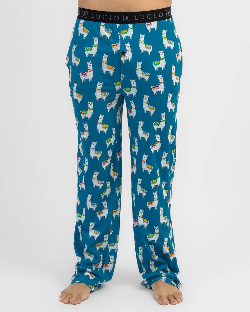 Shop Lucid Silly Llamas Pyjamas In Teal - Fast Shipping & Easy Returns ...