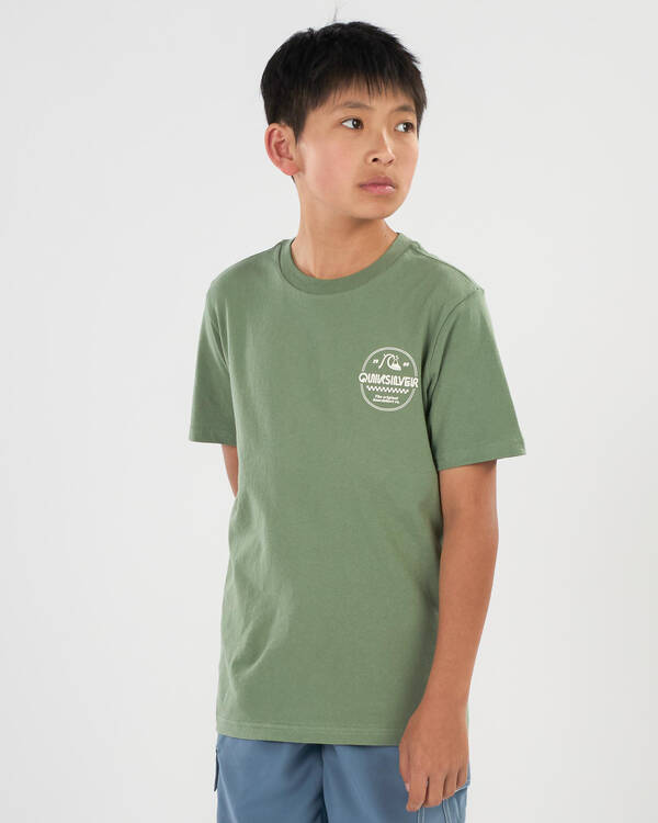 Quiksilver Boys' Original Stamp T-Shirt for Mens