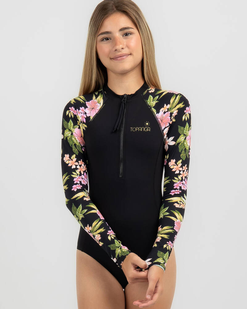 Topanga Girls' Poppy Long Sleeve Surfsuit for Womens