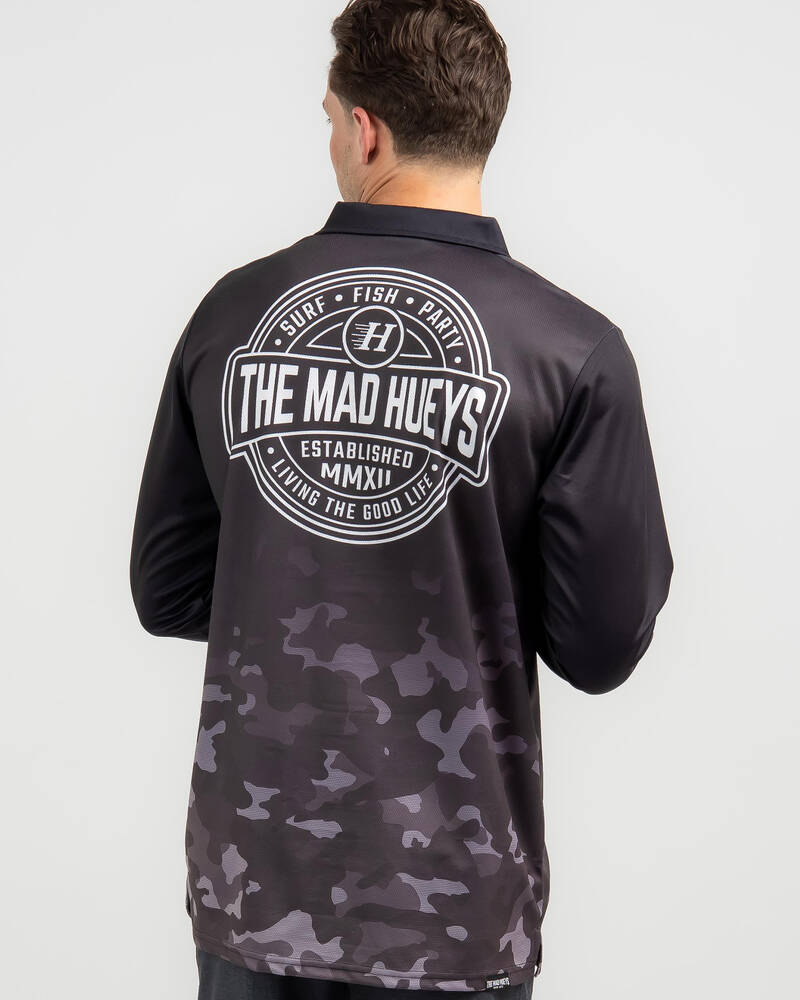 The Mad Hueys Hueys Life Fishing Shirt for Mens