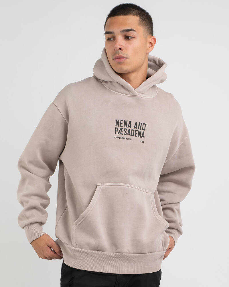 Nena & Pasadena Untamable Relaxed Hoodie for Mens